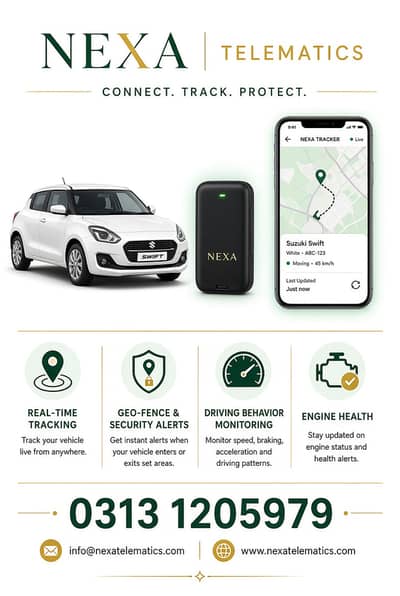 GPS Tracker with Live Location, Route History,Battery Disconnect Alert