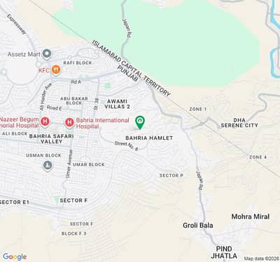 A Very Good Location Plot For Sale In Bahria Hamlet, No Filling, Rawalpindi