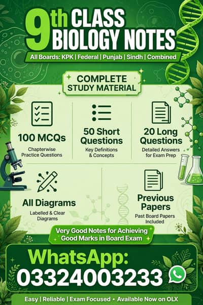 9th class details notes