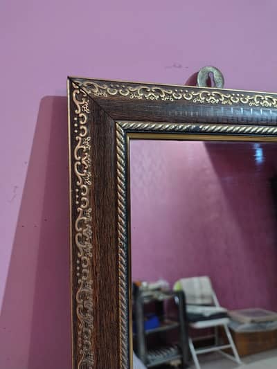 Antique Wooden Frame Mirror for Sale
