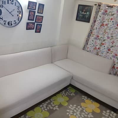 Used L-Shaped Sofa for Sale – Good Condition