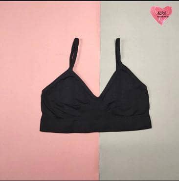 1 PCS Teen Girls' Soft Cotton Training Bra – Breathable Wireless Crop Top R5964