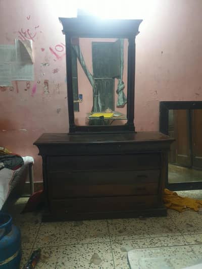 high quality wood dressing table with mirror for sale