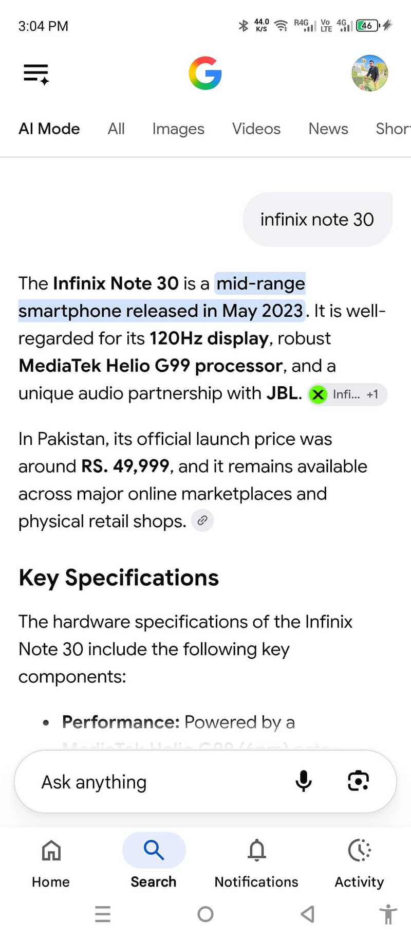 Infinix Note 30 0