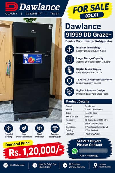 dawlance fridge sale