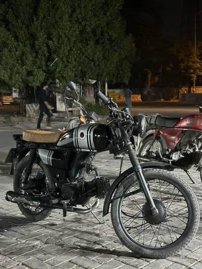 NA 70cc convert into cafe racer just like new