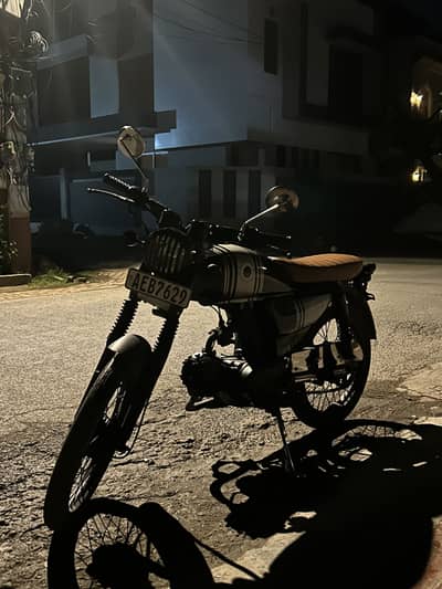 NA 70cc convert into cafe racer just like new