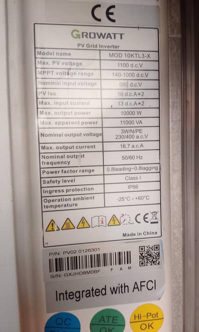 growat inverter 10 KW