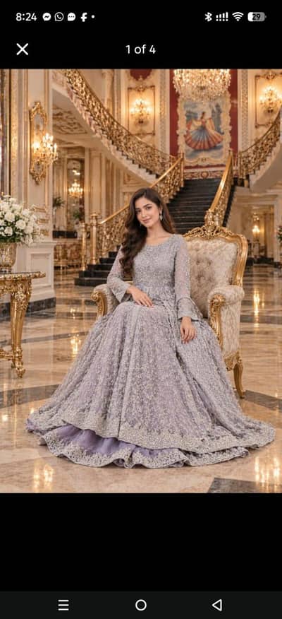 Customized Bridal Lehnga for Sale – Worn Only 4 Hours at Walima
