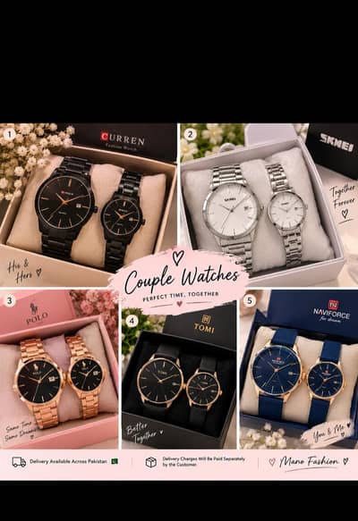 Stylish Couple Watches for Him & Her | Mano Fashion ⌚