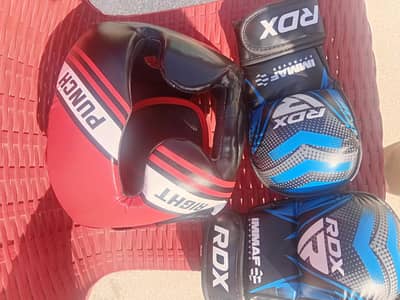 MMA Gloves and Head Guard