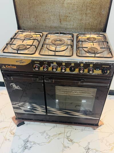 Corona 5-Burner Gas Stove with Oven & Grill – For Sale