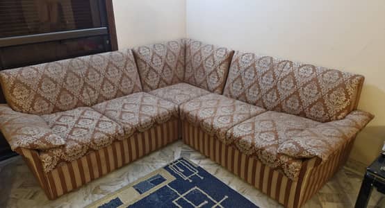 L SHAPED SOFA SET