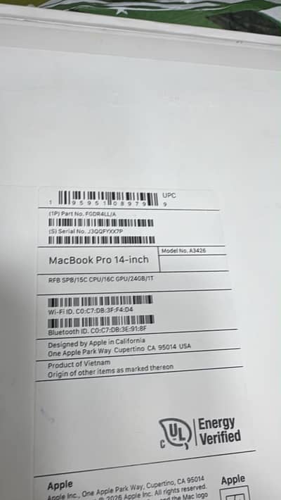 Brand New Macbook Pro