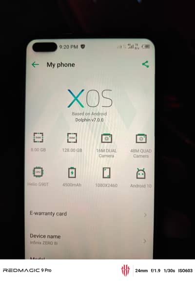 Infinix Zero 8i all ok no any issues in this phone no open no repair