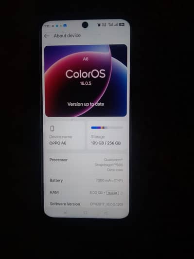 OPPO A6 with complete box exchange possible with 12 pro max