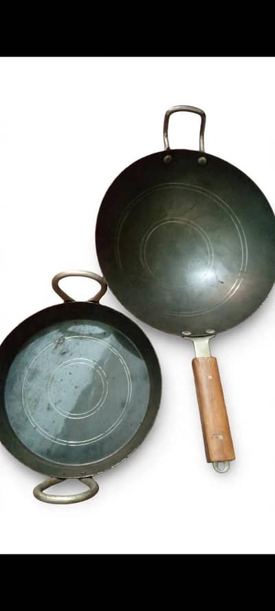 pure lohay ki karhai jora for sale 1850