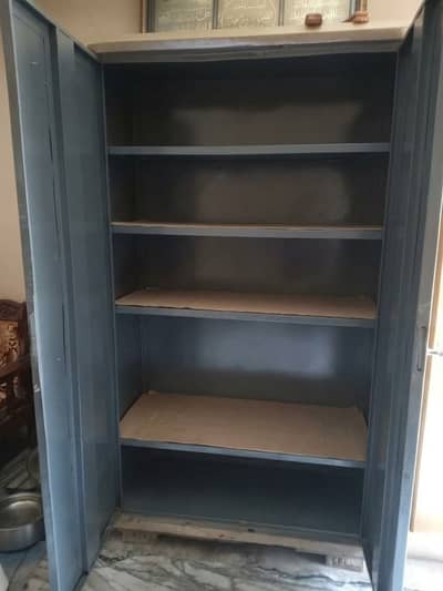 Heavy-Duty Steel / Iron Wardrobe (72" x 47") - Excellent Condition