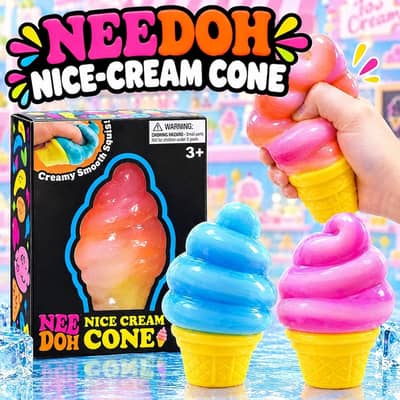 Ice cream squishy | cone squishy| Needoh nice cream squishy