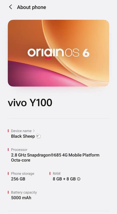 Vivo Y100