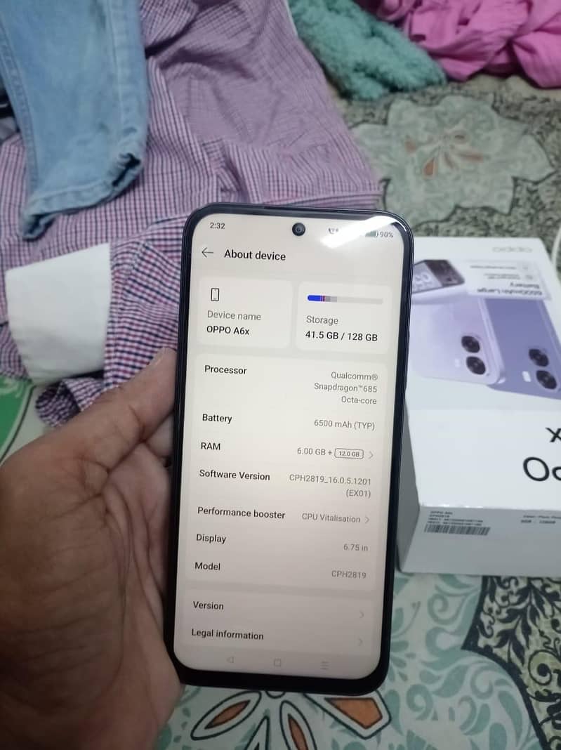 OPPO A6x 9