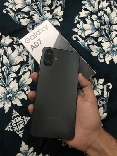 Samsung Galaxy A07 6/128GB Black PTA Approved, Under Official Warranty