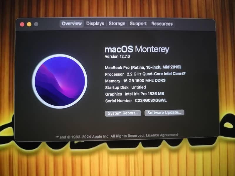 MacBook pro 2015 2