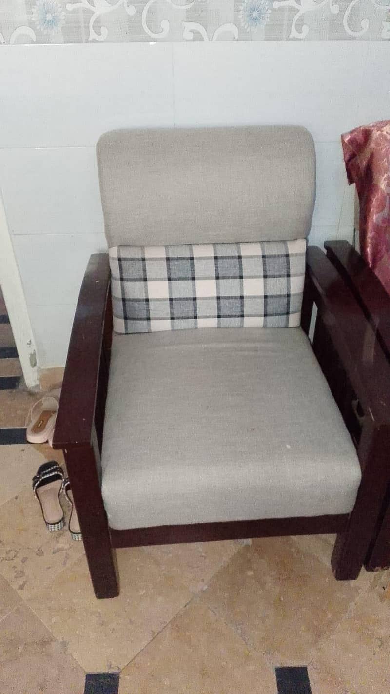 double bed and sofa 1