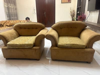 2 single sofa