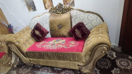 Sofa set (6 Seater) & Sofa chairs Excellent Condition