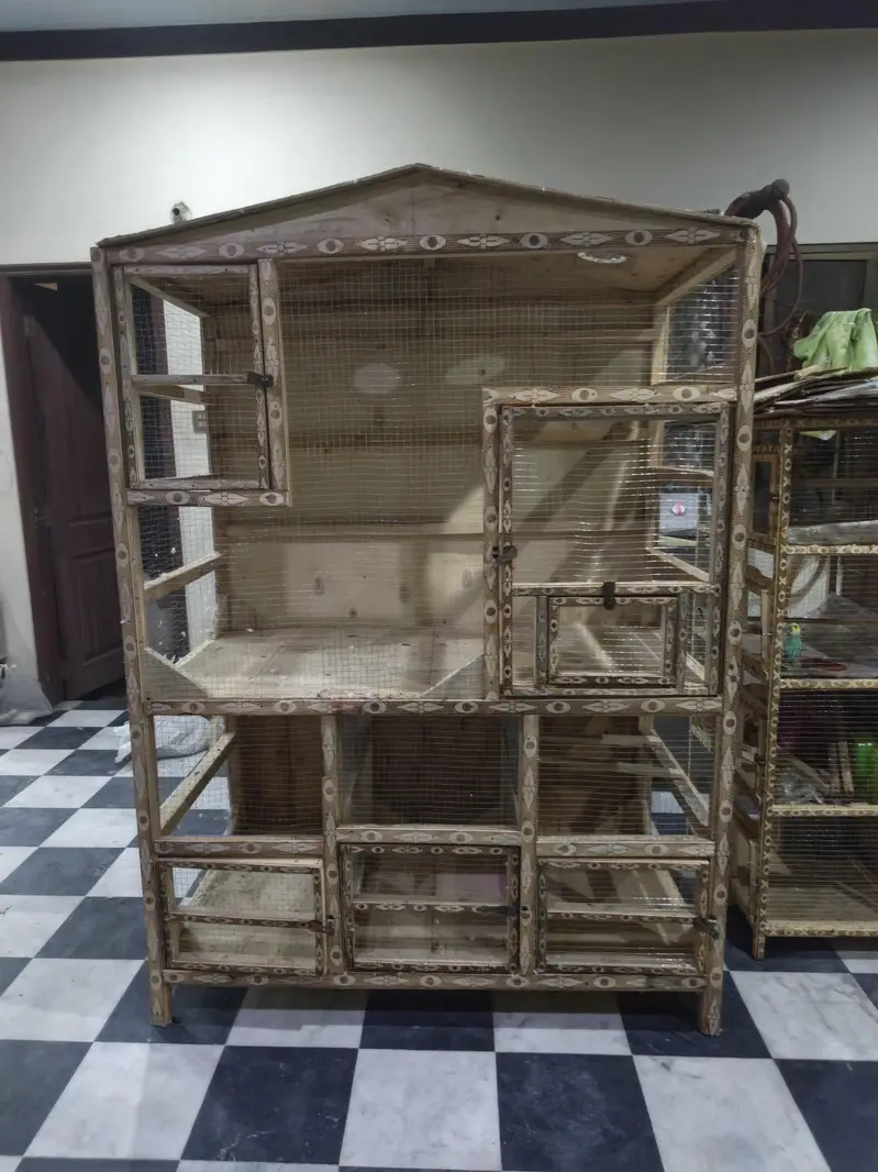 Big size Cage for Parrots budgie colony and hens — photo 6