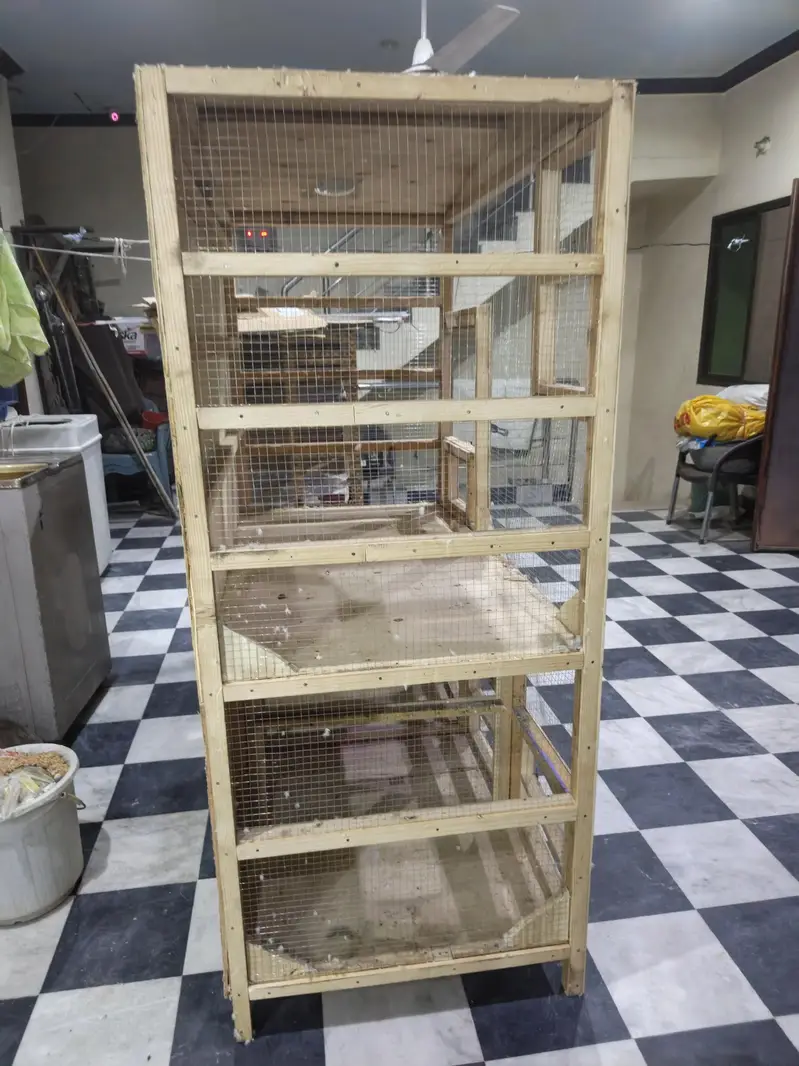 Big size Cage for Parrots budgie colony and hens — photo 7