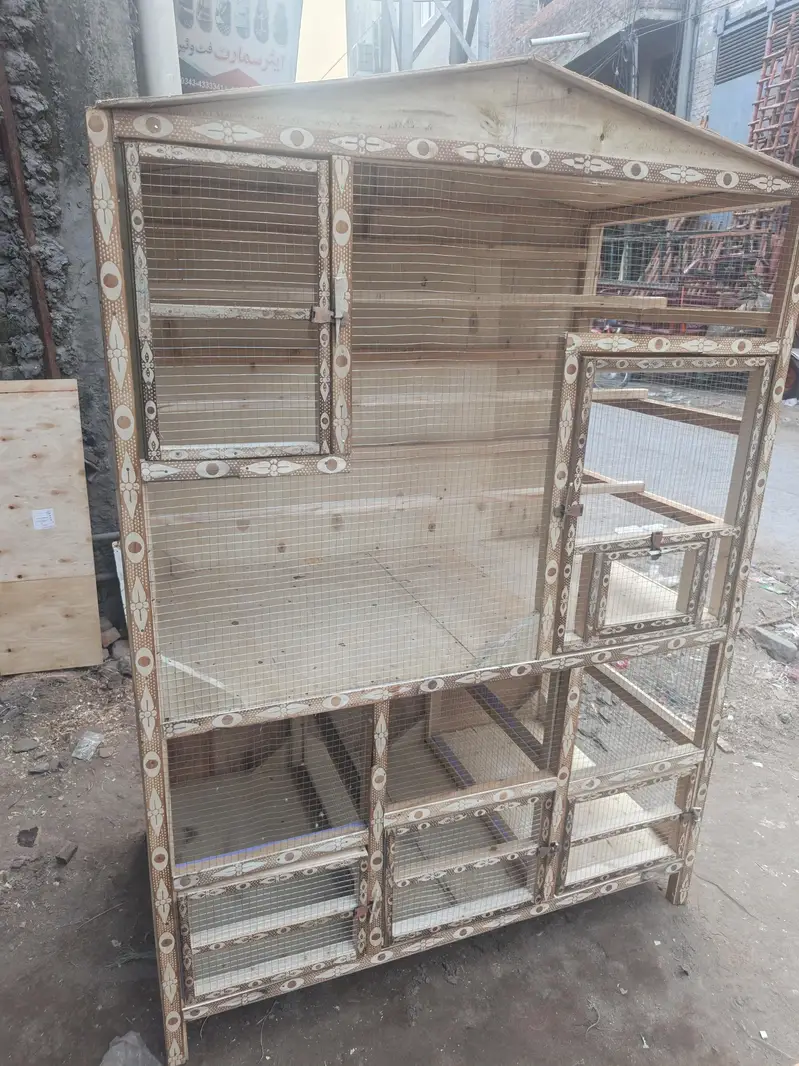 Big size Cage for Parrots budgie colony and hens — photo 10