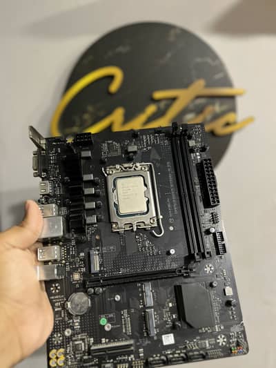i5 12400f + maxsun b760m motherboard