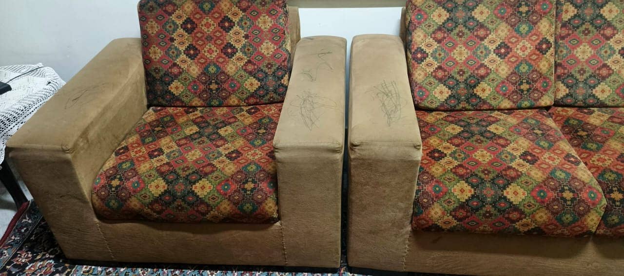 Sofa Set/6 Seater Sofa\Fabric & Suede Sofa Set\Sofa 8