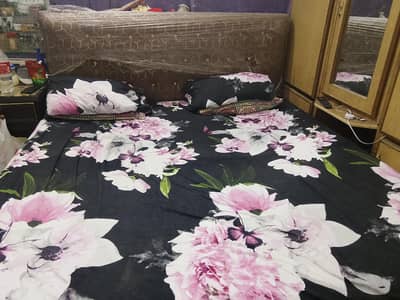 king size bed and 8 inch matres sale
