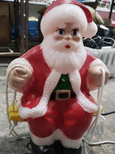 Santa Claus Christmas Decoration – Red & White