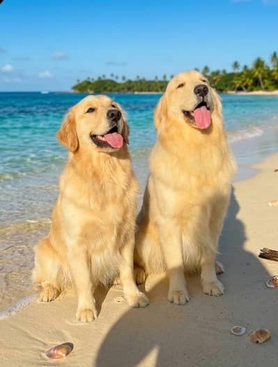 Top quality Golden retriever male puppy available for sale
