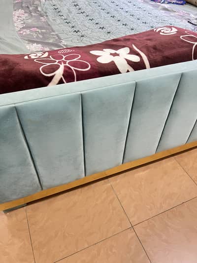 wooden bed