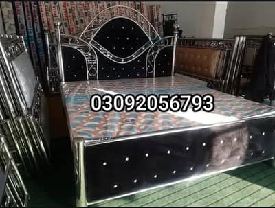New Stainless Steel Double Bed//steel Single bed//Non magnetic Bed//