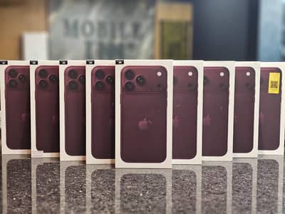 Brand New Box Pack Apple Iphone 18 Pro Max 256GB PTA Approved Burgundy