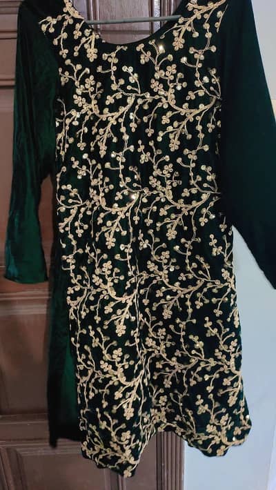 1 time used velvet dress