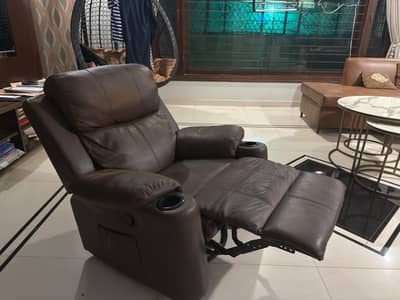 Recliner Chair for Sale | Leather Recliner with Cup Holders