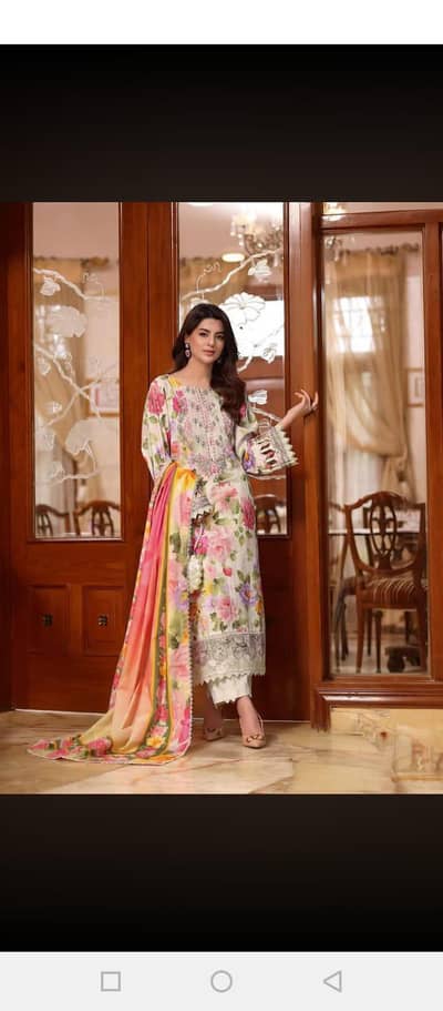 multiple branded unstiched suites 3 pc