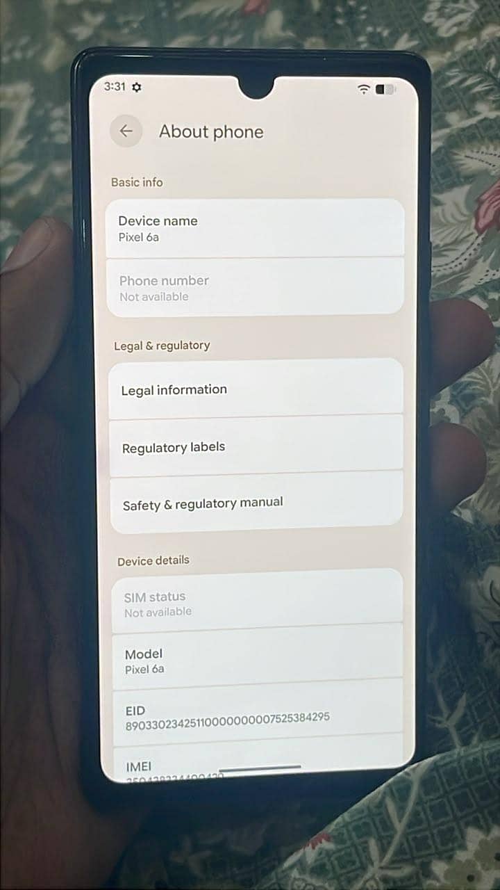 Google Pixel 6a 4