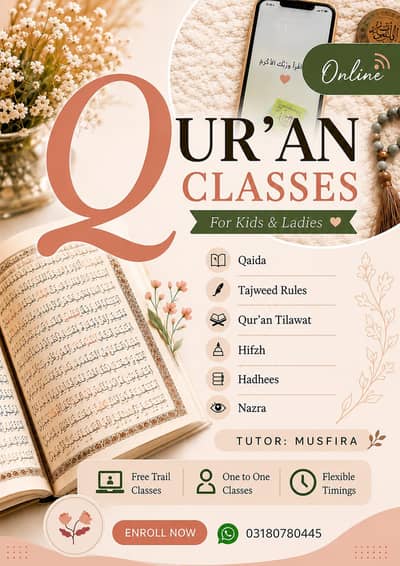 Online Quran Classes for Kids and Females