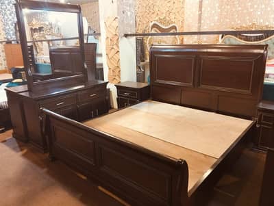 King Size Bed Set for Sale | Basheer Baloch Furniture House