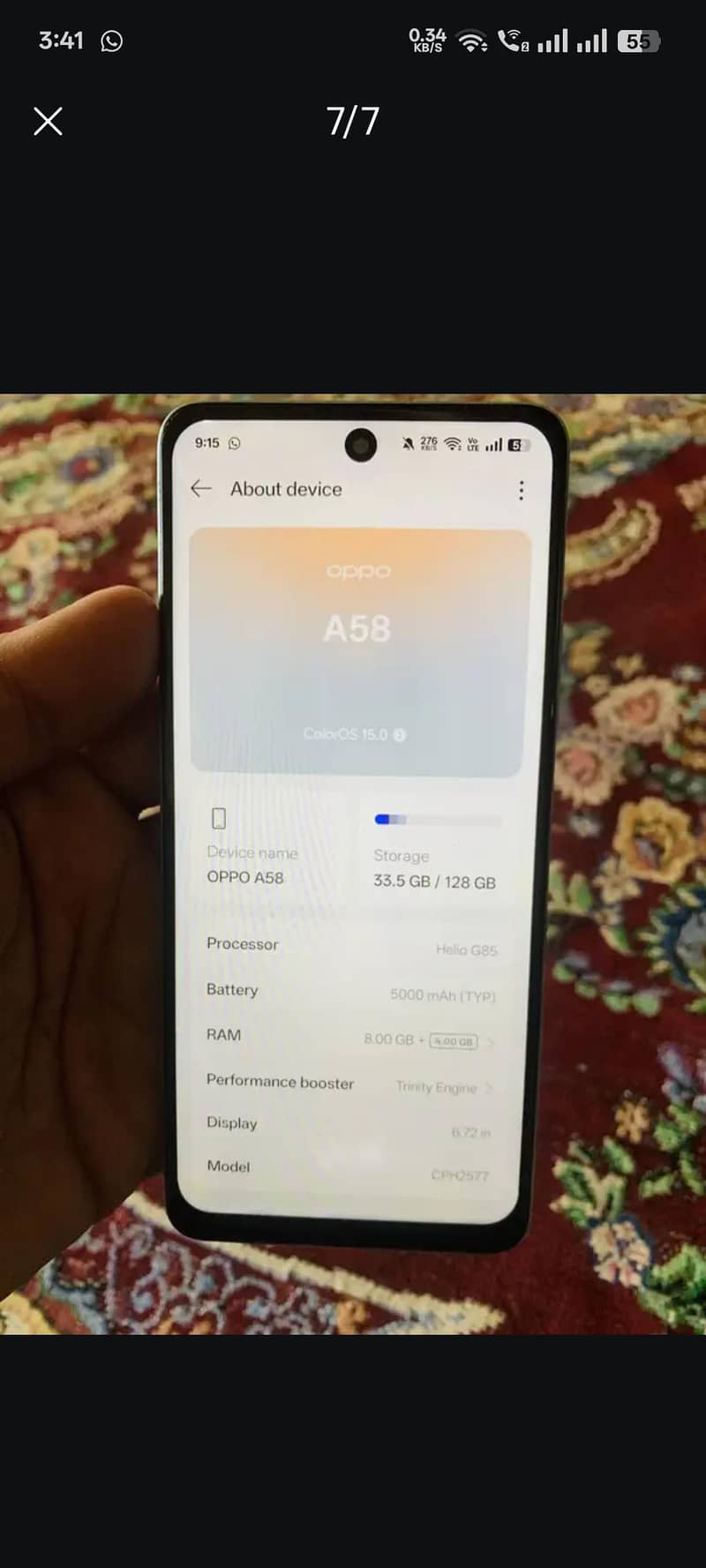 OPPO A58 2