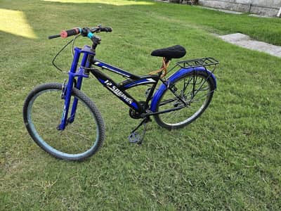 26-Inch Sports Bicycle for Sale – Stylish Black & Blue