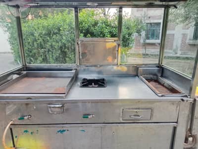 Stainless Steel Food Cart / Street Food Stall for Sale